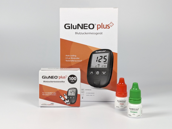 GluNEO plus Kontrolllösung – hoch